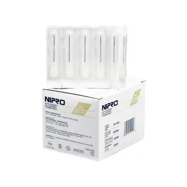 Aguja hipodérmica Nipro 19 G