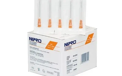 Aguja hipodérmica Nipro 25 G (1 ½”)