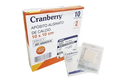 Apósito de alginato de calcio 10 x 10 cm