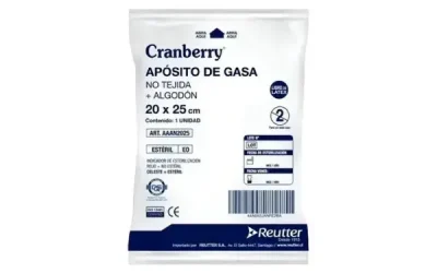 Apósito gasa + algodón estéril 20×30 cm