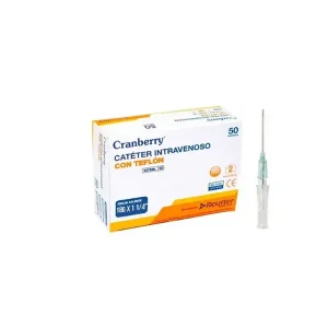 Bránula IV Cranberry 18 G
