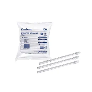 Eyector de saliva transparente 15 cm