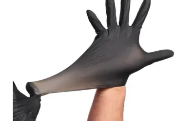 Guantes nitrilo 3,5 Gr negro