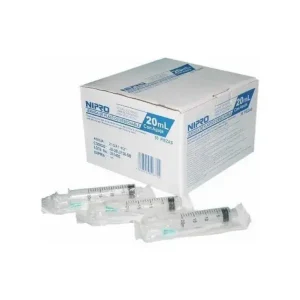 Jeringa Nipro Luer Lock 20 cc/ml