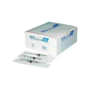 Jeringa Nipro Luer Lock 3 cc/ml