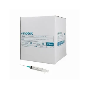Jeringa Venotek Luer lock 10 cc/ml