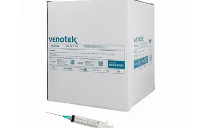 Jeringa Venotek Luer lock 10 cc/ml