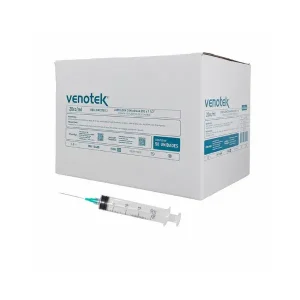 Jeringa Venotek Luer lock 20 cc/ml