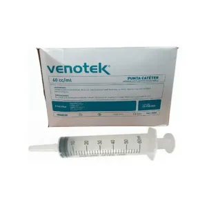 Jeringa Venotek Punta catéter 60 cc/ml