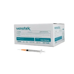 Jeringa Venotek tuberculina Luer Slip 1 cc/ml