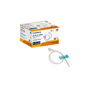 Scalp Vein Cranberry 21G