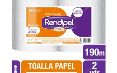 Toalla papel H/S en rollo 190 mts