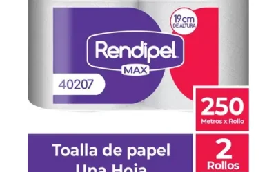 Toalla papel H/S en rollo 250 mts